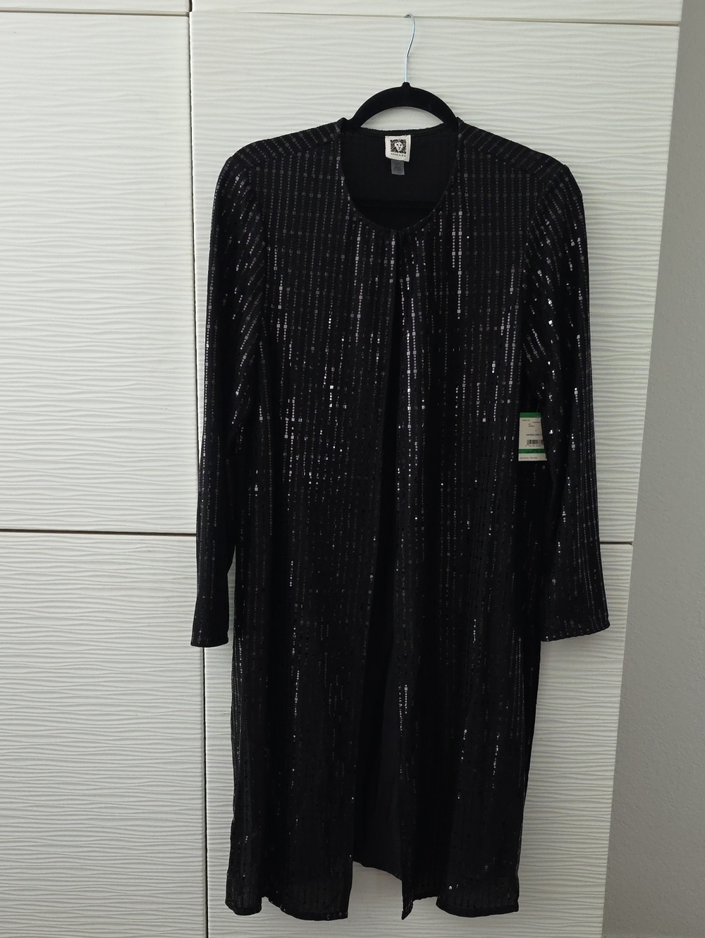 Anne Kline black sequins top - Picture 2 of 7